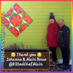 36" Bright Star Johanne & Alain Bosse The Kilted Chef