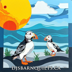Puffins on my mind 30"x30" 