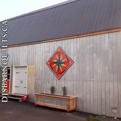 60"x60" Custom Colors True North Barn Quilt
