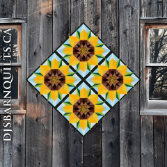 Sunflowers on a Cloudy Day