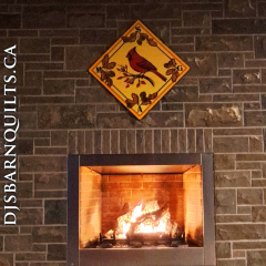 Custom Cardinal/Oak Leaves 