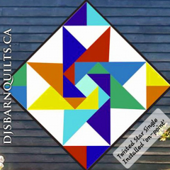 Twisted Star Single (hung on-point)