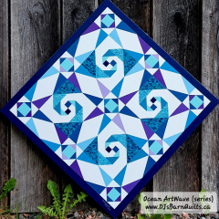  Ocean ArtWave - Mauve/Purple variation