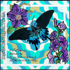 "Ula's Swallowtail Butterfly" Custom 36"
