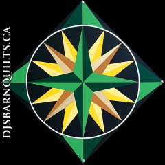 'Summer Greens' Mariner's Compass 30"