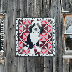 36" Ula's Tibetan Doodle 'Crossed Canoes' pattern