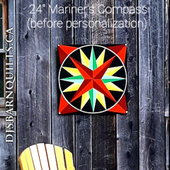 LEADBETTER Mariner's Compass 24"