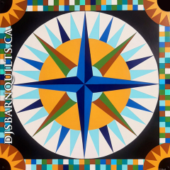 36\" SeaGlass Beachcomber  Black accents-No lettering