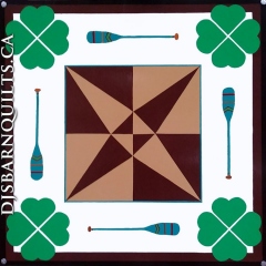 Crossed Canoes Series 24"