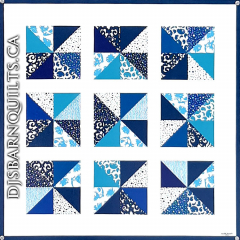 Pinwheels in My Window 36\"