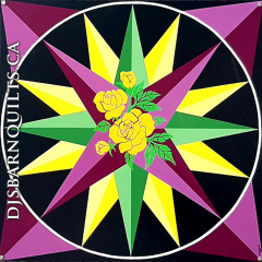 Mariner\'s Compass & Roses 30\"