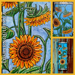 Sunflower Series  18\" by 53 1/2\"