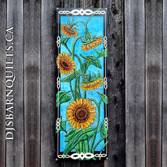 Sunflower Series  18\" by 53 1/2\"