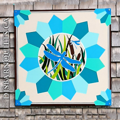 Dresden Plate Dragonfly 30"