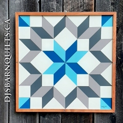 Carpenter's Star "Natural 'n Blue" 25"