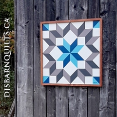 Carpenter's Star "Natural 'n Blue" 25"